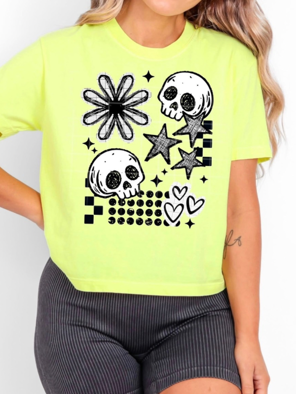 *Preorder* Skulls daisy