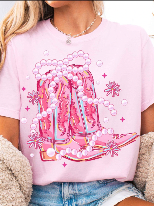*Preorder* pink boots