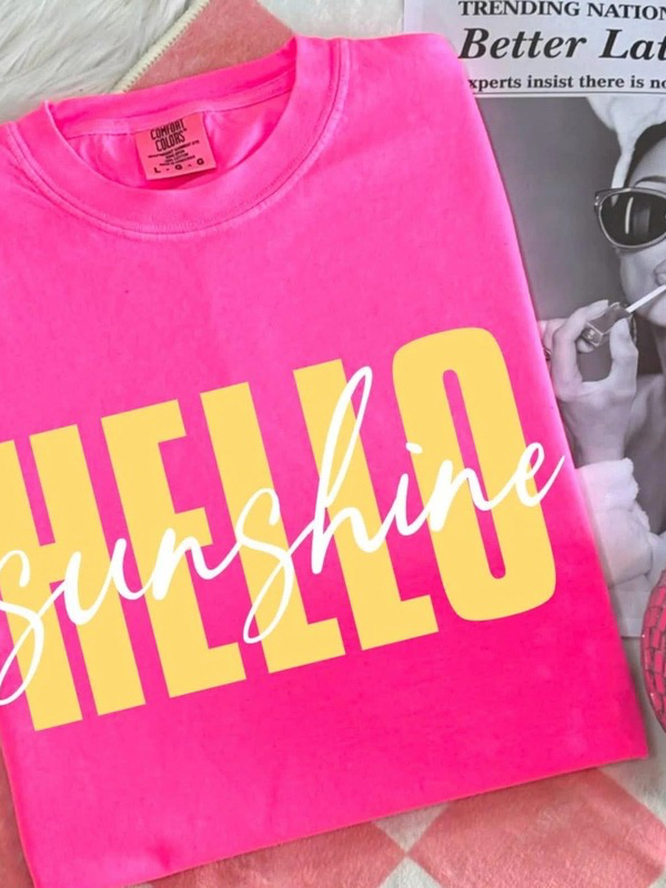 *Preorder* Hello sunshine