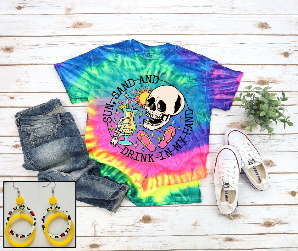 Sun, Sand, Drink in my Hand- Tee product image 1