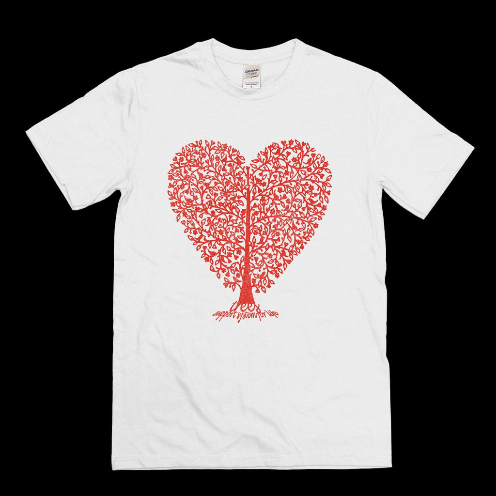 Trees Support System For Life Heart T-shirt product image 9