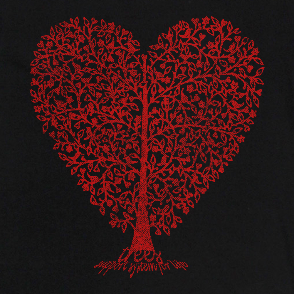Trees Support System For Life Heart T-shirt product image 4