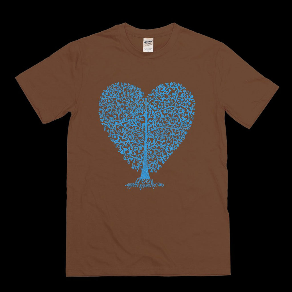 Trees Support System For Life Heart T-shirt product image 1