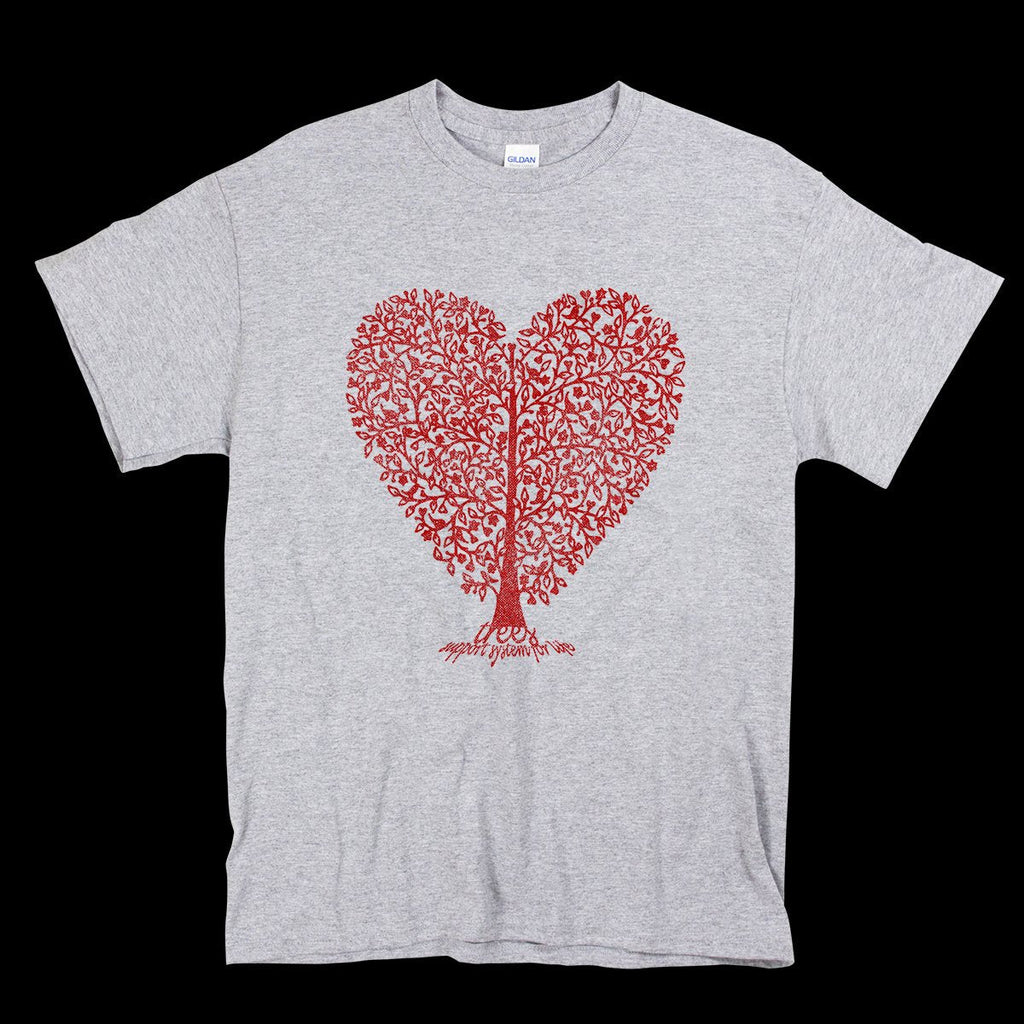 Trees Support System For Life Heart T-shirt product image 7